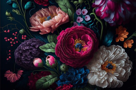 flower art paintings